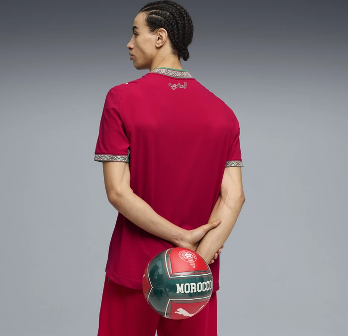 Puma FIFA WM 2026 Marokko Authentic Heimtrikot kurzarm fast red/victory gold (Herren)
