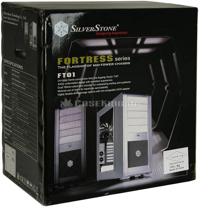 SilverStone Fortress FT01 USB 3.0 schwarz, Acrylfenster