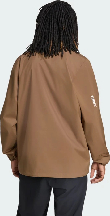 adidas Terrex Multi Essentials 2L Funktionsjacke brown oxide (Herren)