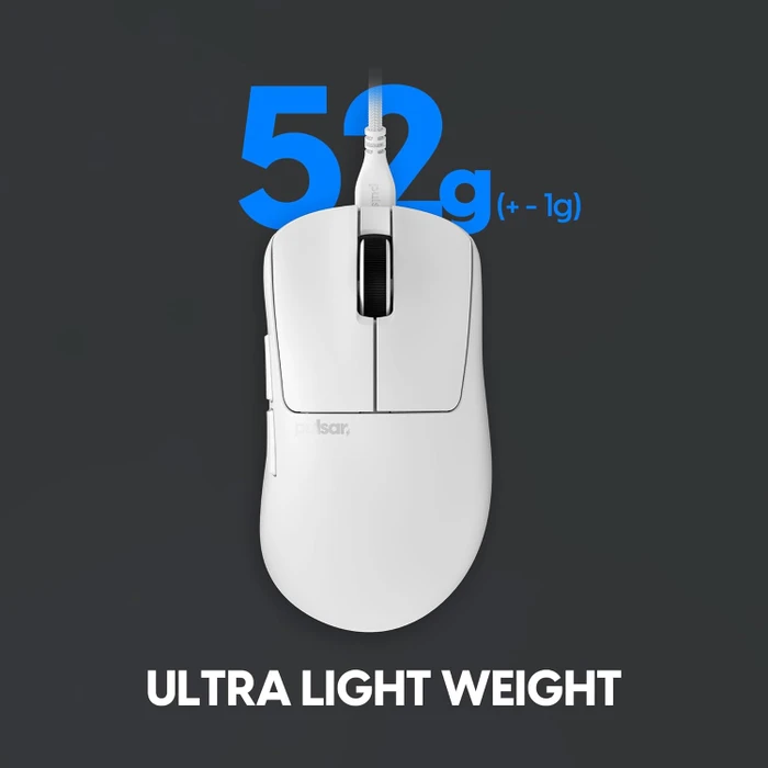 Pulsar Gaming Gears Xlite v3 Wired weiß, USB