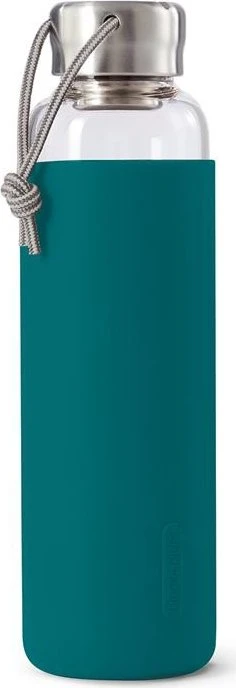black+blum Glas Trinkflasche 600ml ocean