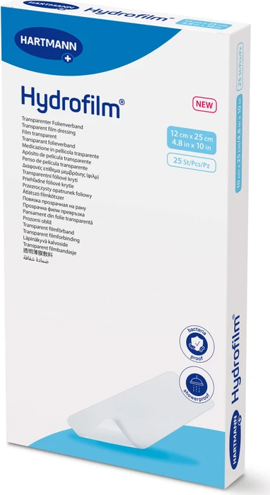 Hartmann Hydrofilm Transparentverband, 12 x 25cm, 25 Stück