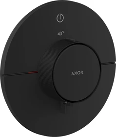 Hansgrohe Axor ShowerSelect ID rund Thermostat für 1 Verbraucher mattschwarz