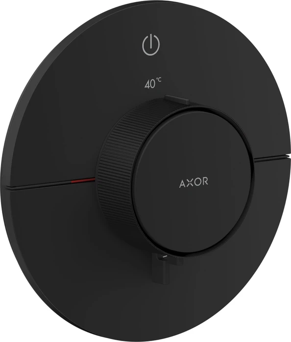 Hansgrohe Axor ShowerSelect ID rund Thermostat für 1 Verbraucher mattschwarz