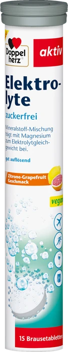 Doppelherz aktiv Elektrolyte zuckerfrei Brausetabletten, 15 Stück