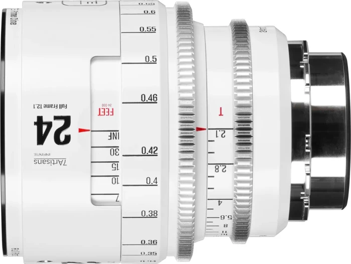 7artisans Infinte 24mm T2.1 Full Frame Cine für PL weiß