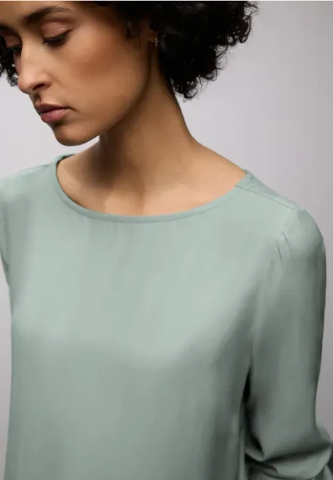 Street One Bluse mit Elastiksaum Shirt langarm (Damen)