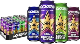 Rockstar Energy Drink Sour Raspberry 12x 500ml