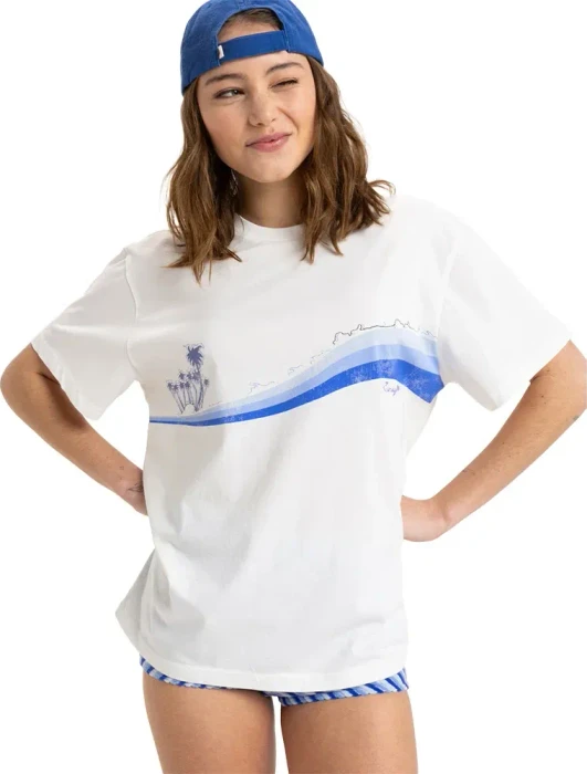 Roxy Hangloose Poster T-Shirt kurzarm egret (Damen)