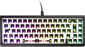 Ducky Tinker 65 Barebone Gaming-Tastatur, schwarz/weiß, ISO