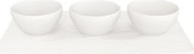 Villeroy & Boch Manufacture Rock Dipschälchen-Set blanc, 4-tlg.
