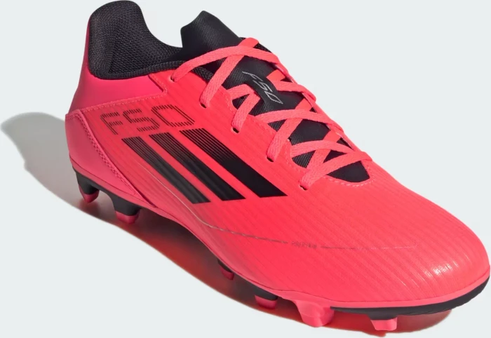 adidas F50 Club FxG turbo/aurora black/platinum metallic