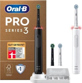 Oral-B PRO Series 3 Plus Edition schwarz/weiß + 2. Handstück