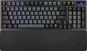 ASUS ROG Azoth 96 HE Gaming Keyboard, Black, hot-swap, ROG HFX V2 Magnetic, USB/Bluetooth, US (90MP040H-BKUA20)