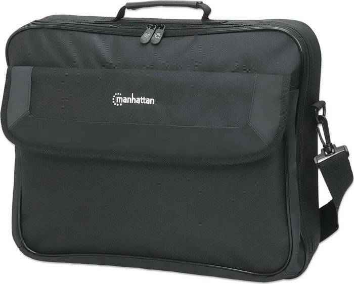 Manhattan Cambridge Clamshell 17.3" Notebooktasche schwarz