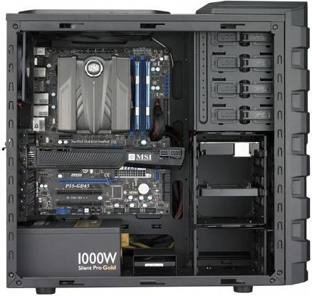 Cooler Master HAF912 Advanced schwarz, Acrylfenster