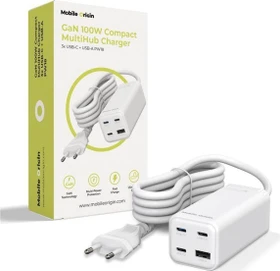 Mobile Origin MultiHub Charger GaN PW18 100W weiß