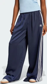 adidas Adicolor Satin Wide Leg Trainingshose lang night indigo (Damen)