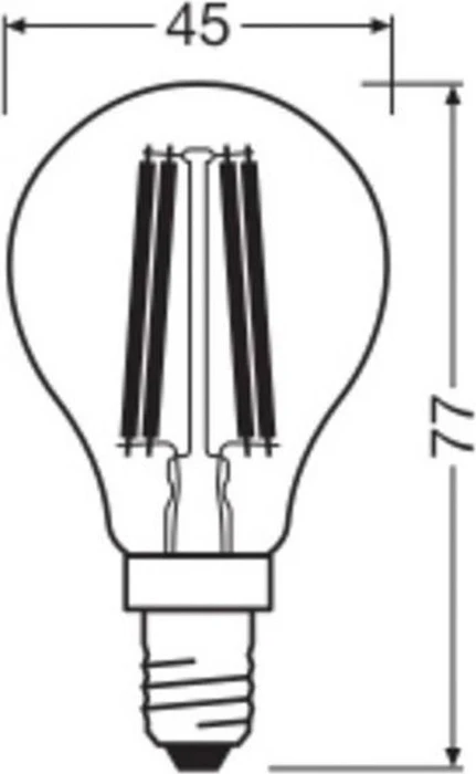 Osram Ledvance Superstar+ Classic P FIL 25 1.2W/840 E14