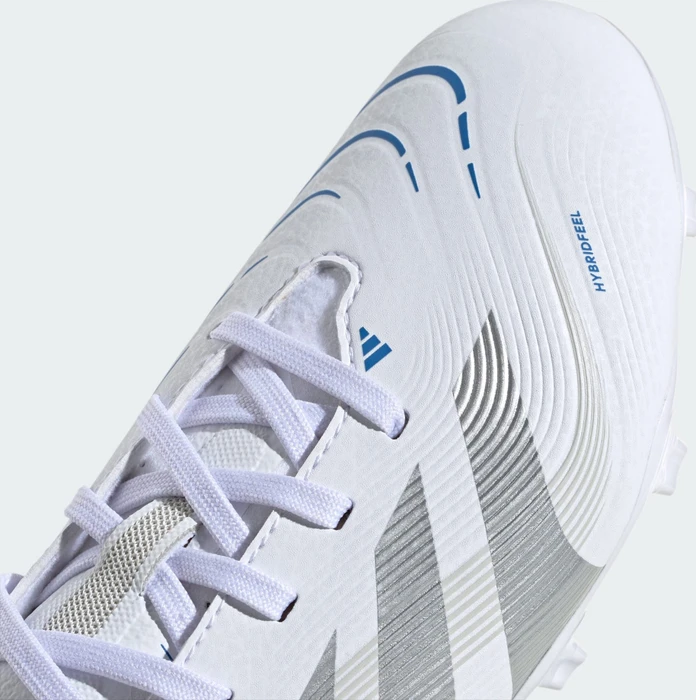 adidas Predator League FG/MG cloud white/silver metallic/bright royal (Junior)