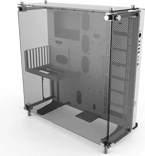 Thermaltake Core P5 Tempered Glass Snow Edition weiß, Glasfenster