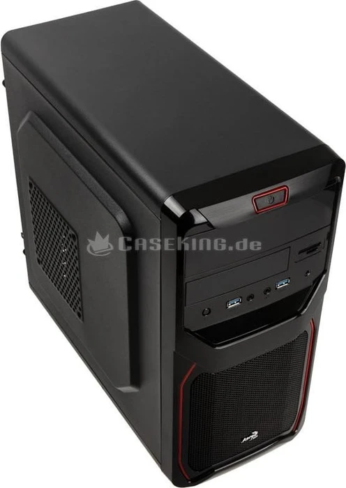 AeroCool QS-183 Advance schwarz, Lüfter LED rot