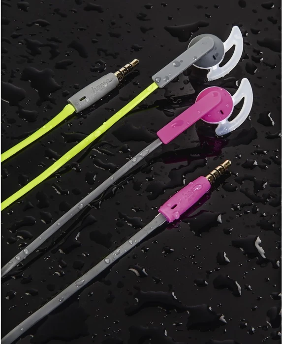 Hama Stereo-Ohrhörer "Joy Sport" grau/pink
