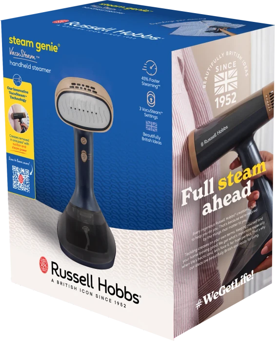 Russell Hobbs Steam Genie VacuSteam Dampfbürste/-glätter