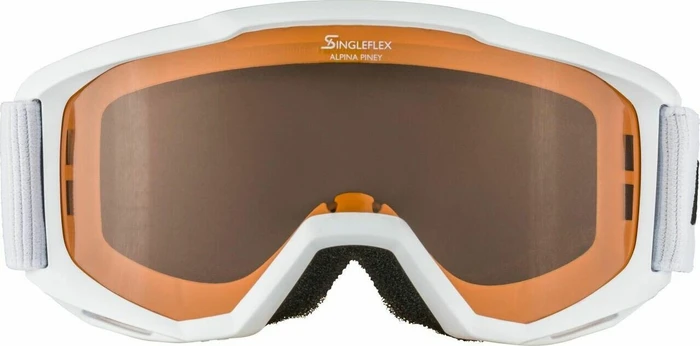 Alpina Piney white matt/singleflex hicon (Junior)
