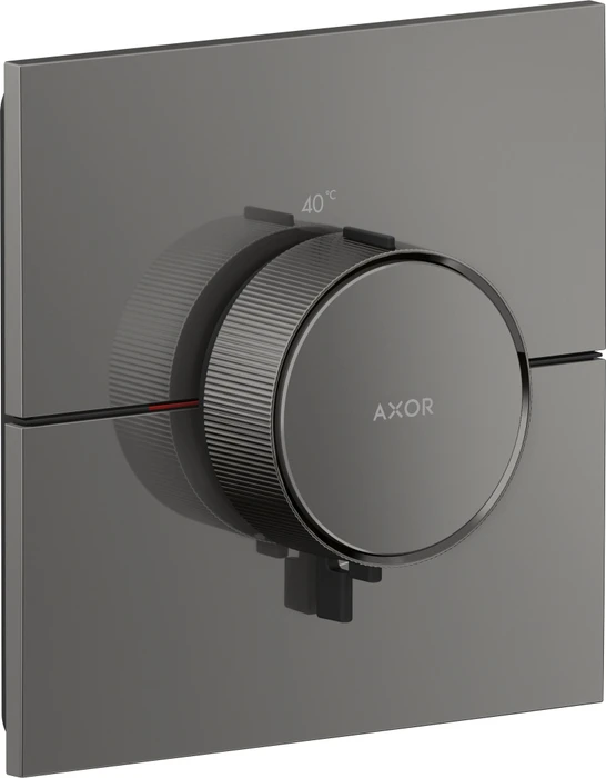 Hansgrohe Axor ShowerSelect ID eckig Thermostat polished black chrome