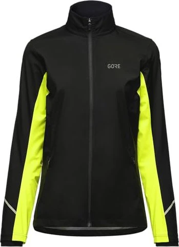Gore Wear R3 Partial Gore-Tex Infinium Laufjacke black/neon yellow (Damen)