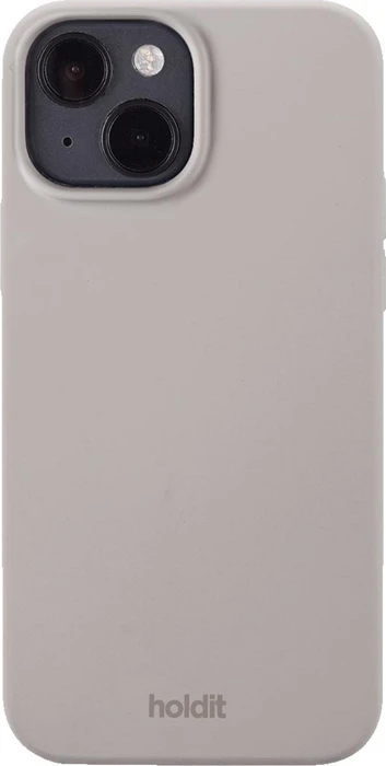 Holdit Silicone Case für Apple iPhone 15 taupe