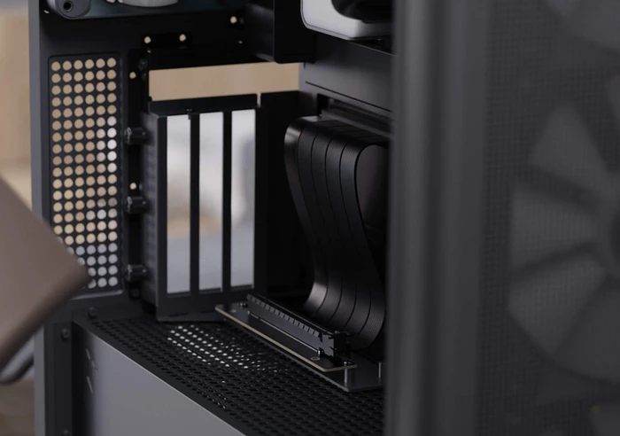 APNX Vertical GPU Holder Kit 1, für APNX C1, gewinkelt, PCIe 5.0, 150mm, schwarz