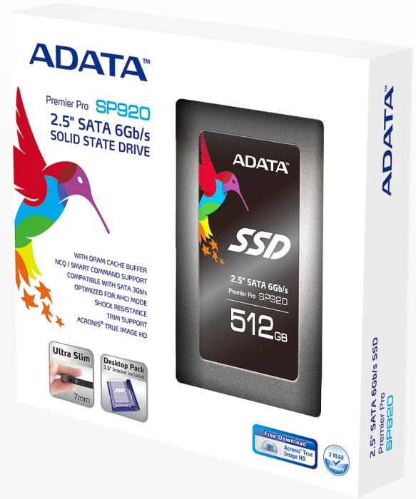 ADATA Premier Pro SP920 512GB, 2.5" / SATA 6Gb/s