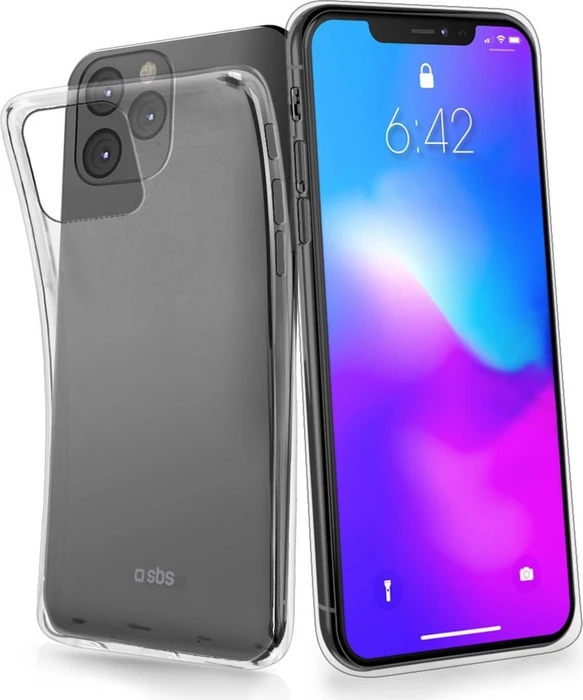 SBS Mobile Skinny Cover für Apple iPhone 11 Pro Max transparent