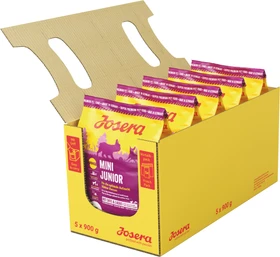 Josera MiniJunior mit Ente & Lachs, 4.50kg (5x 900g)
