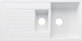 Blanco Zia 6 S Becken reversibel mit Ablauffernbedienung softweiß