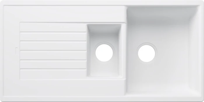 Blanco Zia 6 S Becken reversibel mit Ablauffernbedienung softweiß