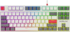 Krux Atax Pro RGB, Creator Retro, TKL, PBT, LEDs RGB, Gateron YELLOW, USB, US
