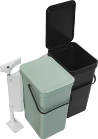Brabantia Sort & Go Einbaumülleimer 2x16l jade green & grey