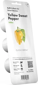 Click & Grow Pflanzkapsel Yellow Sweet Pepper Plant, 3 Stück