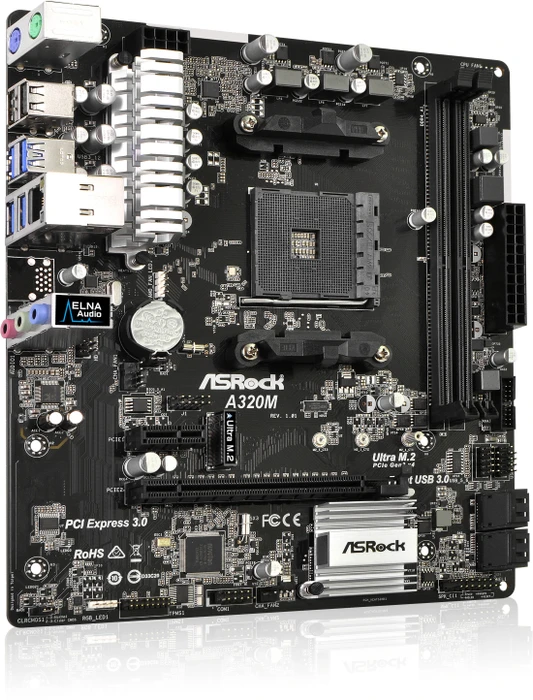 ASRock A320M (AMD AM4)