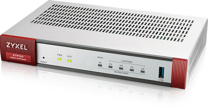 Zyxel VPN Firewall ATP100 Firewall, 5x RJ-45, 1x SFP, Service Bundle, 1 Jahr Gold Security, V2
