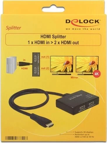 DeLOCK HDMI Splitter 2-fach