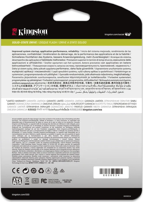 Kingston DC500M Data Center Series Mixed-Use SSD - 1.3DWPD 1.92TB, SED, 2.5" / SATA 6Gb/s