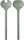 Mepal Silueta Salatbesteck-Set nordic sage, 2-tlg. (105940094700)