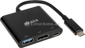 Akasa USB-C auf HDMI Multiport-Adapter schwarz (AK-CBCA01-15BK)
