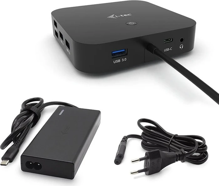 i-tec USB-C Dual Display Docking Station, inkl. Netzteil, USB PD 65W, USB-C 3.1 [Stecker]