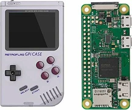 Raspberry Pi Zero W, GPi CASE Bundle, 32GB microSD