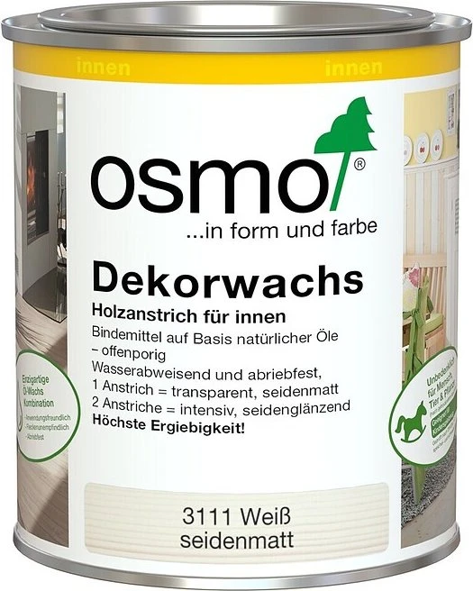 Osmo Dekorwachs 3111 innen weiß, 750ml